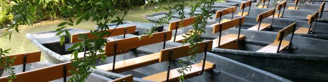 Chasse aux trésors en barque dans le Marais Poitevin